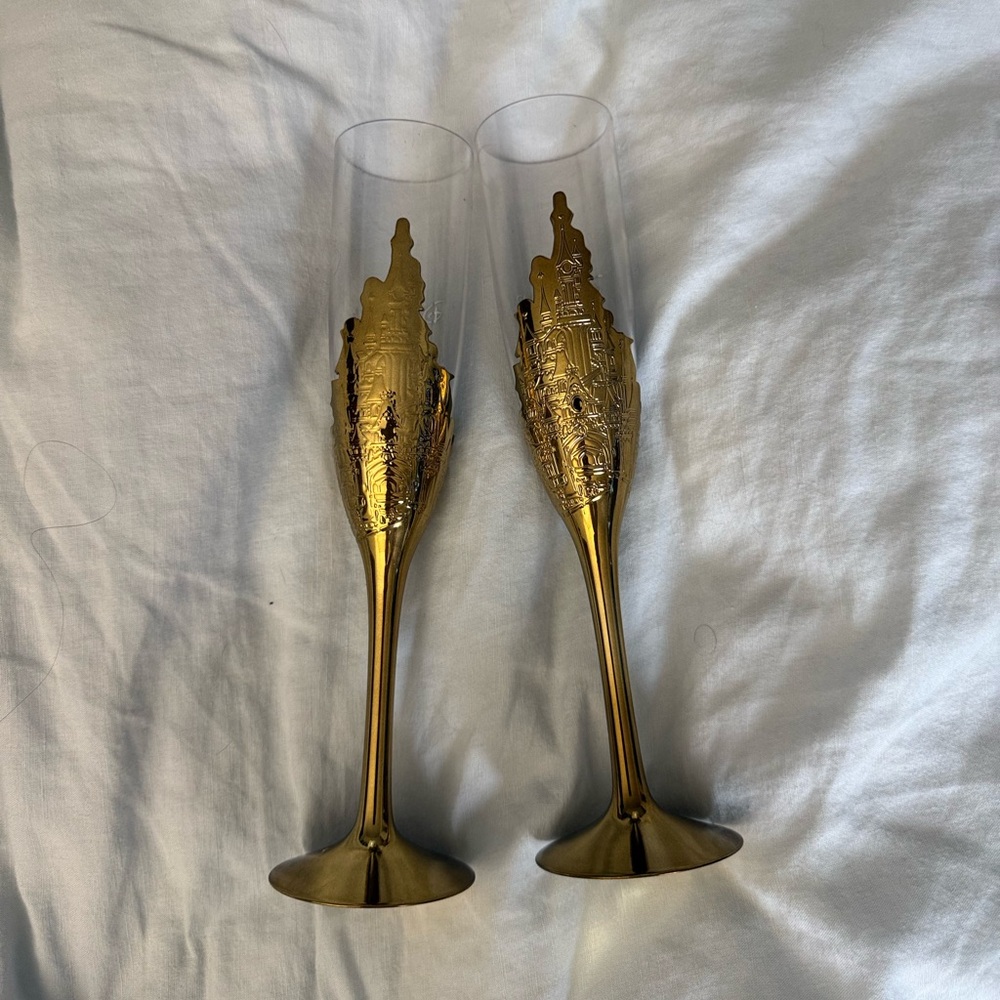 Disneyland Paris Champagne Flutes - Set of 2